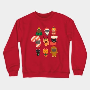 Cat Christmas Crewneck Sweatshirt